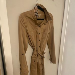 Tan Burberry Dress